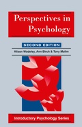 Cover: Perspectives in Psychology - Red Globe Press