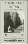 Cover: Welfare Policy in Britain - Palgrave Macmillan