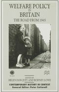 Cover: Welfare Policy in Britain - Palgrave Macmillan