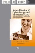 Cover: Annual Review of Cybertherapy and Telemedicine 2012 - IOS Press,US