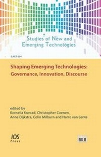 Enlarge image Cover: Shaping Emerging Technologies: Governance, Innovation, Discourse - IOS Press,US