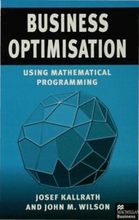 Enlarge image Cover: Business Optimisation - Palgrave Macmillan