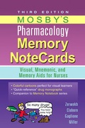 Cover: Mosby's Pharmacology Memory NoteCards - Mosby
