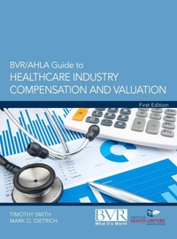 Abbildung von: BVR/Ahla Guide to Healthcare Industry Compensation and Valuation - Business Valuation Resources