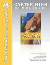 Enlarge image Cover: Too Late Digital Guide Teacher Resource - Saddleback Educational Publishing