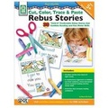 Cover: Cut, Color, Trace & Paste Rebus Stories, Ages 5 - 8 - Key Education