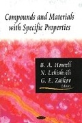 Cover: Compounds & Materials with Specific Properties - Nova Science Publishers Inc