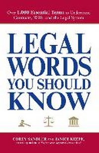Enlarge image Cover: Legal Words You Should Know - Adams Media Corporation
