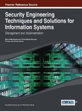 Cover: Security Engineering Techniques and Solutions for Information Systems - Information Science Reference