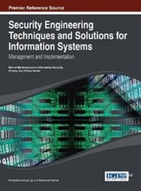 Enlarge image Cover: Security Engineering Techniques and Solutions for Information Systems - Information Science Reference