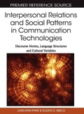 Cover: Interpersonal Relations and Social Patterns in Communication Technologies - Information Science Reference