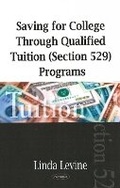 Cover: Saving for College Through Qualified Tuition (Section 529) Programs - Nova Science Publishers Inc