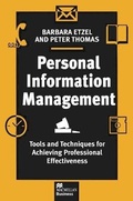 Cover: Personal Information Management - Palgrave Macmillan