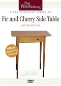Cover: Fine Woodworking Video Workshop Series - Fir and Cherry Side Table - Taunton Press
