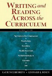 Enlarge image Cover: Writing and Reading Across the Curriculum (with MyCompLab) - Longman Inc