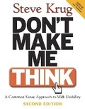 Cover: Don't Make Me Think - New Riders