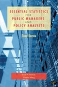 Enlarge image Cover: Essential Statistics for Public Managers and Policy Analysts - CQ Press