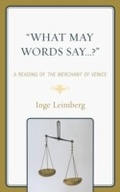 Cover: 'What May Words Say . . . ?' - Fairleigh Dickinson University Press,U.S.