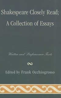 Enlarge image Cover: Shakespeare Closely Read - Fairleigh Dickinson University Press