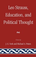 Cover: Leo Strauss, Education, and Political Thought - Fairleigh Dickinson University Press