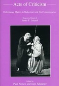 Cover: Acts of Criticism - Fairleigh Dickinson University Press