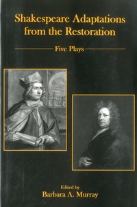 Enlarge image Cover: Shakespeare Adaptations from the Restoration - Fairleigh Dickinson University Press