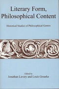 Cover: Literary Form, Philosophical Content - Fairleigh Dickinson University Press