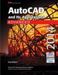 Enlarge image Cover: AutoCAD and Its Applications Advanced 2014 - Goodheart-Wilcox Publisher