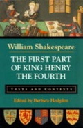 Cover: The First Part of King Henry the Fourth: Pt. 1 - Palgrave Macmillan