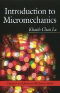 Cover: Introduction to Micromechanics - Nova Science Publishers Inc
