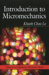 Enlarge image Cover: Introduction to Micromechanics - Nova Science Publishers Inc