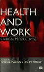 Cover: Health and Work - Red Globe Press