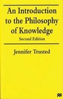 Cover: An Introduction to the Philosophy of Knowledge - Palgrave Macmillan