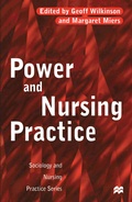 Cover: Power and Nursing Practice - Red Globe Press
