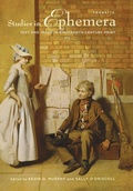 Cover: Studies in Ephemera - Bucknell University Press,U.S.