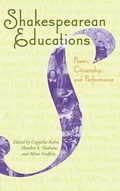 Cover: Shakespearean Educations - University of Delaware Press