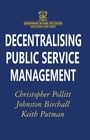 Cover: Decentralising Public Service Management - Red Globe Press
