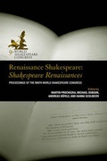 Cover: Renaissance Shakespeare: Shakespeare Renaissances - University of Delaware Press