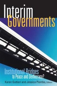 Enlarge image Cover: Interim Governments - United States Institute of Peace Press