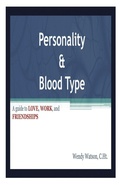 Cover: Personality & Blood Type - Avid Readers Publishing Group