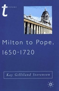 Cover: Milton to Pope, 1650-1720 - Red Globe Press