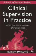 Cover: Clinical Supervision in Practice - Palgrave Macmillan