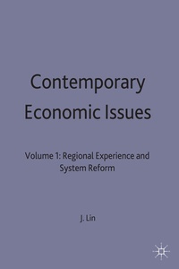 Enlarge image Cover: Contemporary Economic Issues - Palgrave Macmillan