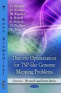 Cover: Discrete Optimization for TSP-like Genome Mapping Problems - Nova Science Publishers Inc