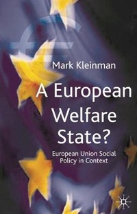 Enlarge image Cover: A European Welfare State? - Palgrave Macmillan