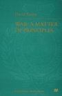 Cover: War: A Matter of Principles - Palgrave Macmillan