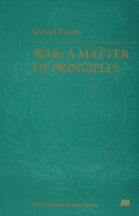 Enlarge image Cover: War: A Matter of Principles - Palgrave Macmillan