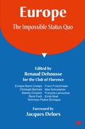Cover: Europe: The Impossible Status Quo - Palgrave Macmillan