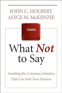 Enlarge image Cover: What Not to Say - Westminster John Knox Press