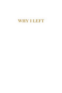 Enlarge image Cover: Why I Left - AMWAAW LC